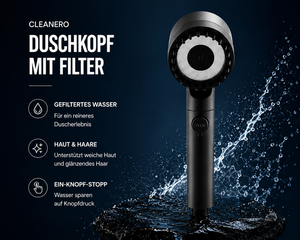 Cleanero - Duschkopf mit Filter