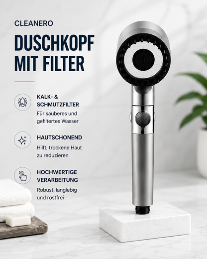 Cleanero - Duschkopf mit Filter
