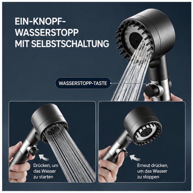 Cleanero - Duschkopf mit Filter